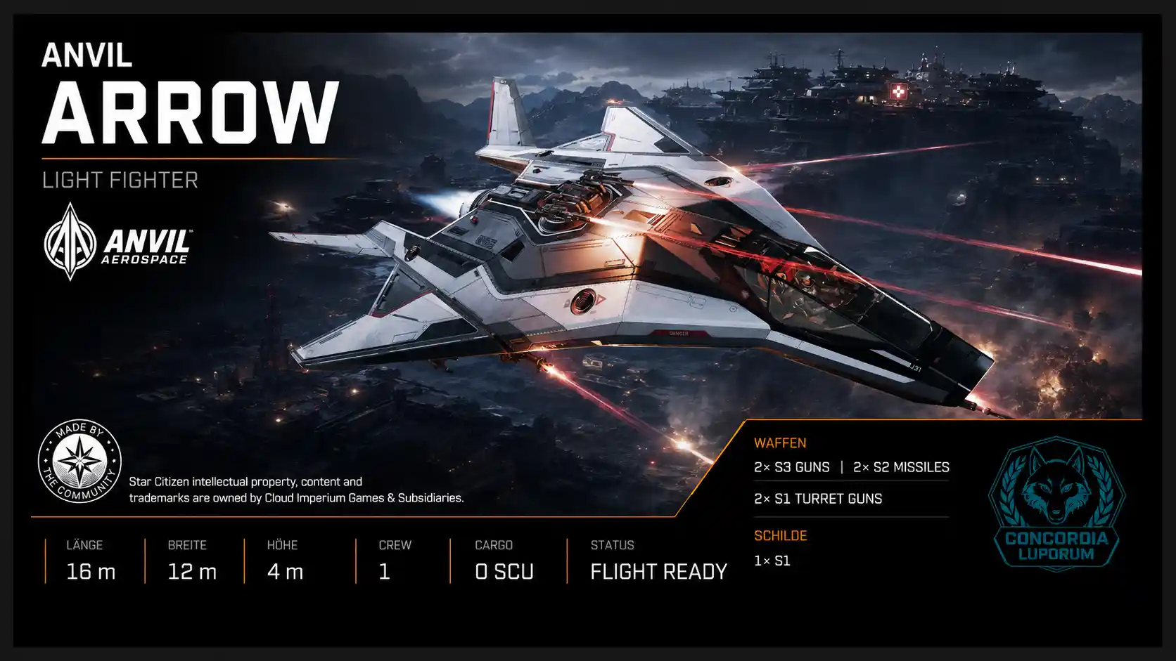 Anvil Arrow – Star Citizen Light Fighter